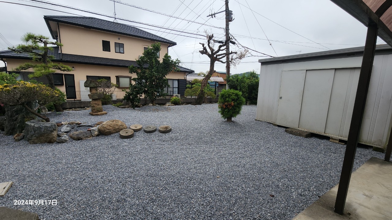 一般住居の土木・造園工事実績／栃木県佐野市