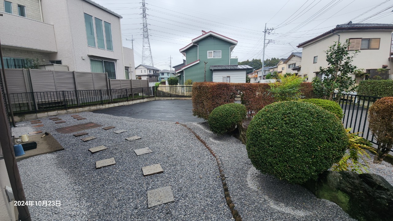 一般住宅の土木・造園工事／栃木県宇都宮市