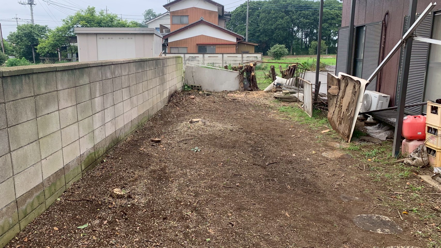 伐採工事＠茨城県古河市
