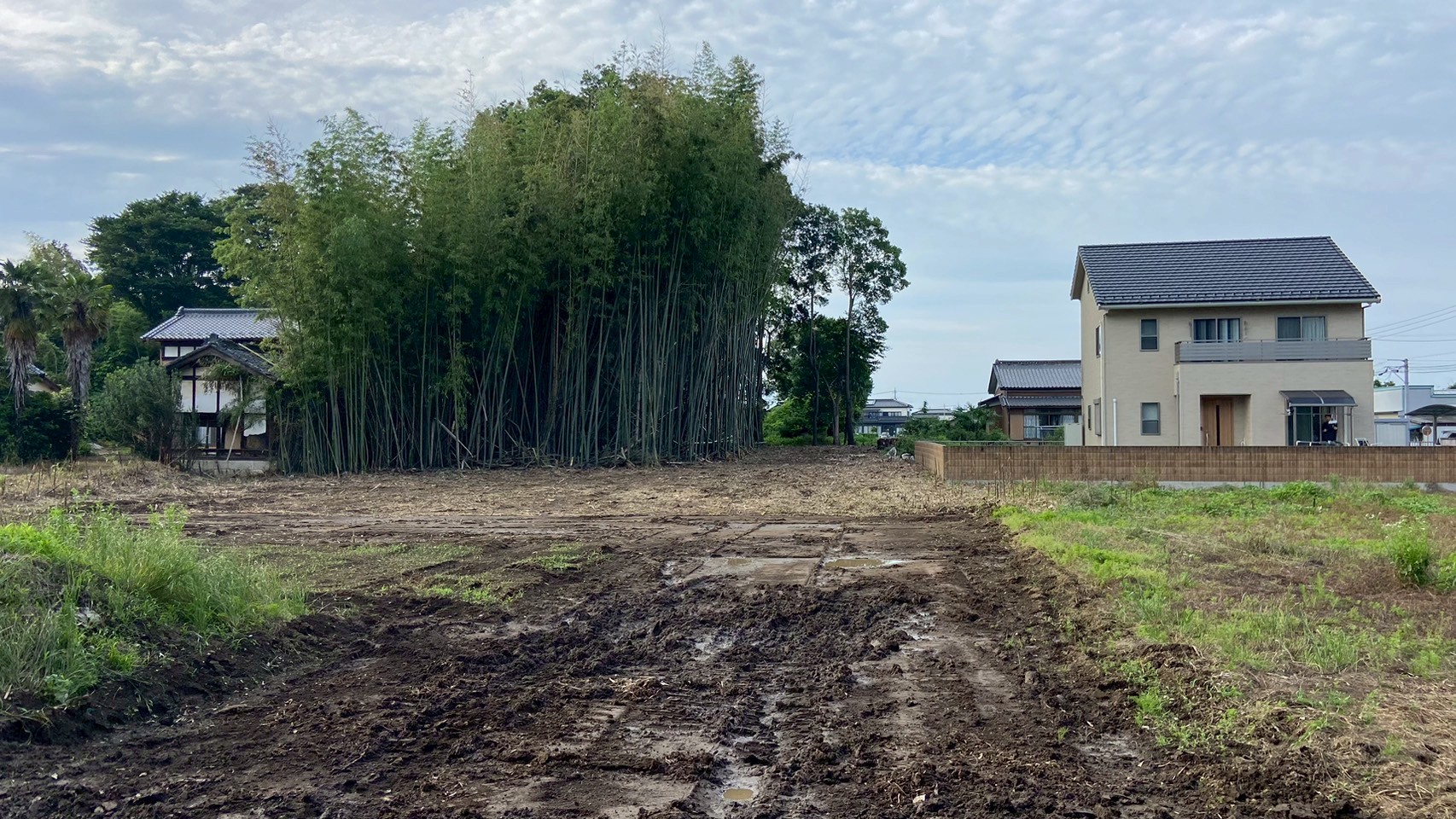 竹林伐採工事 ＠群馬県邑楽郡板倉町