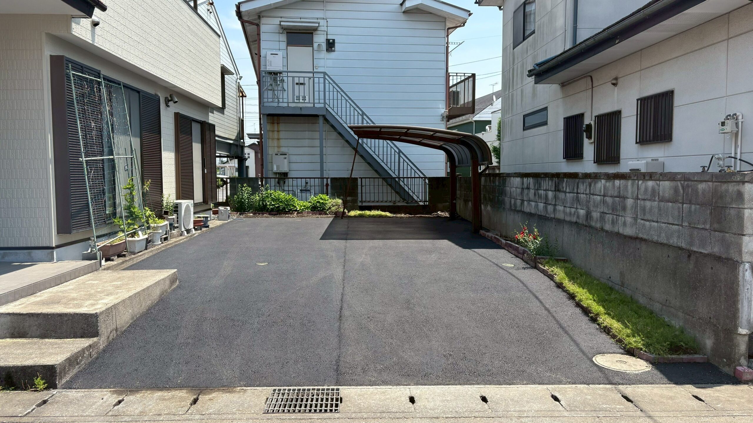 アスファルト舗装工事＠栃木県鹿沼市