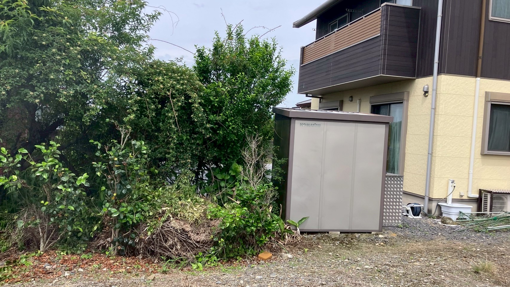 フェンス新設／伐採・伐根工事＠栃木県小山市