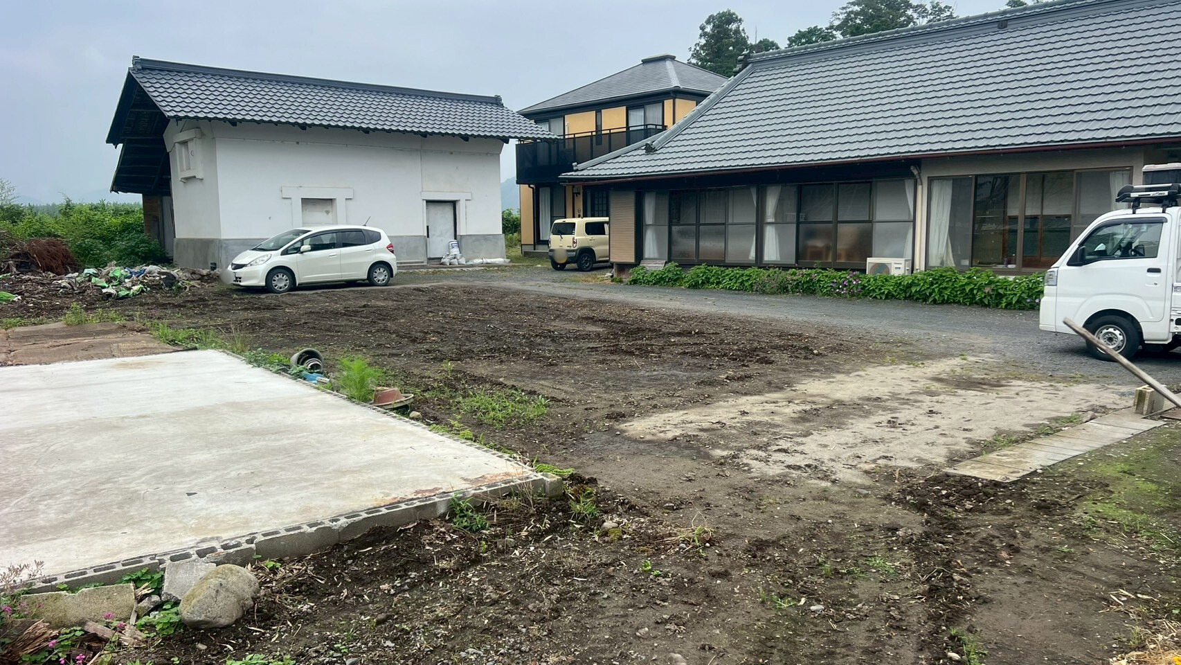 整地・砕石敷設工事＠栃木県鹿沼市