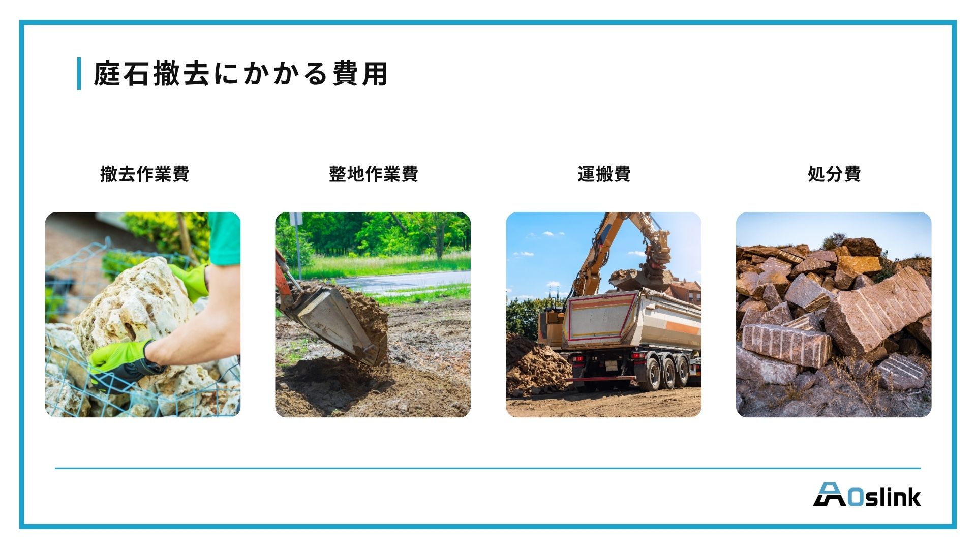 庭石撤去　費用