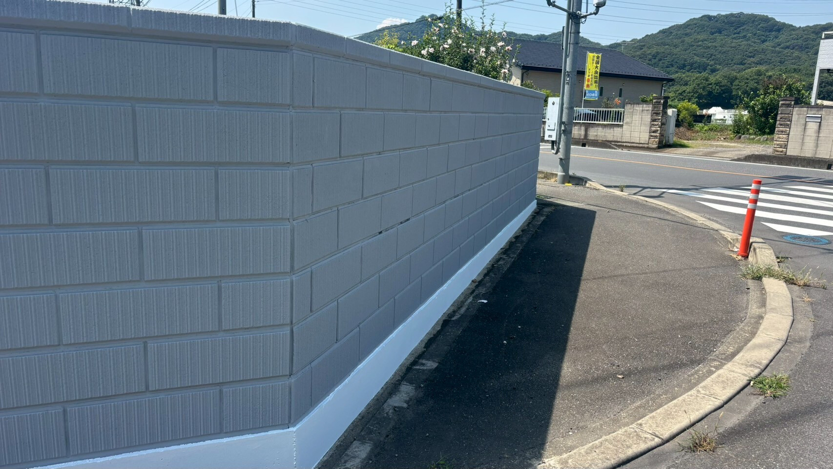 ブロック塀・基礎塗装工事＠群馬県太田市