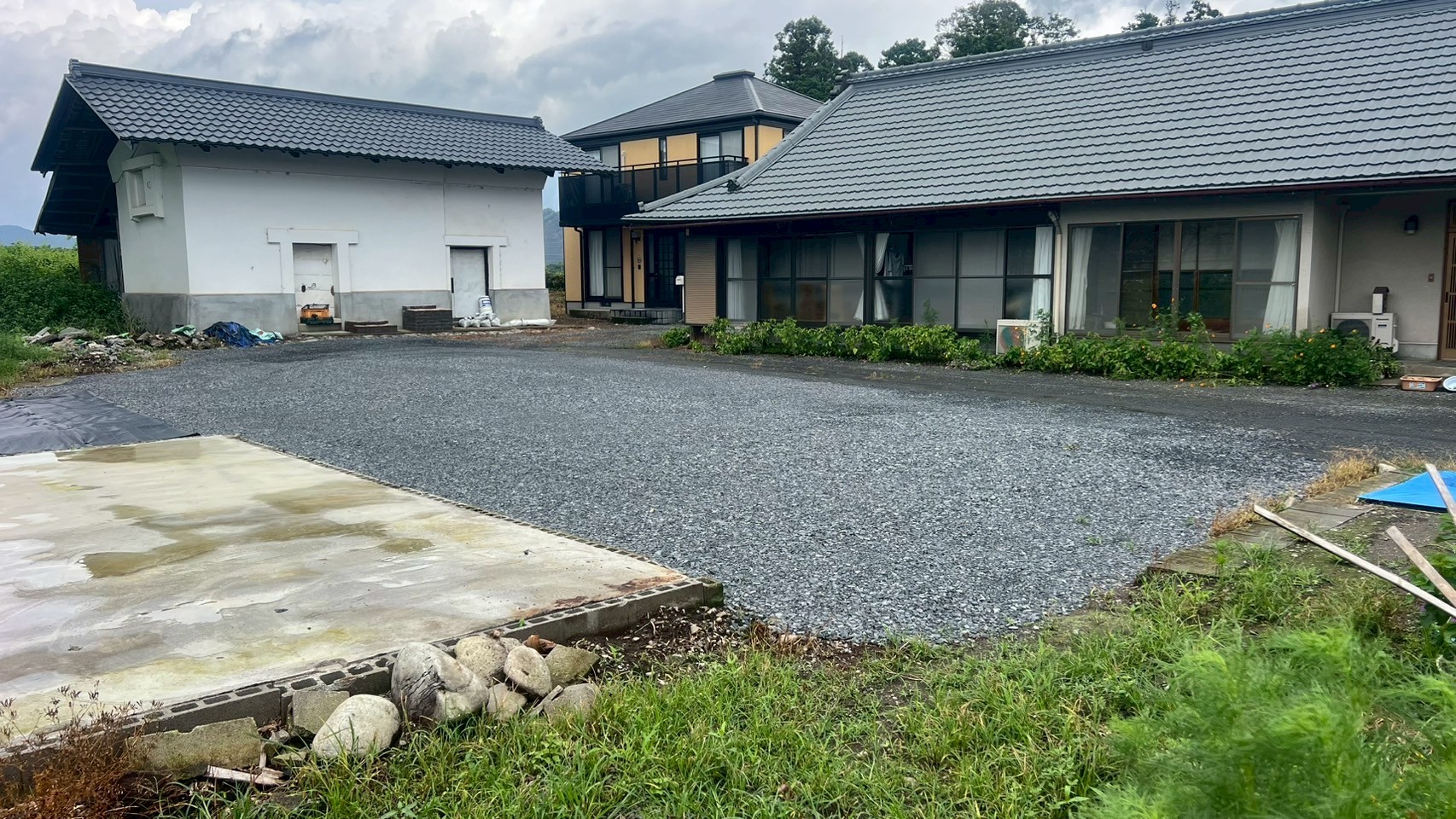 整地・砕石敷設工事＠栃木県鹿沼市