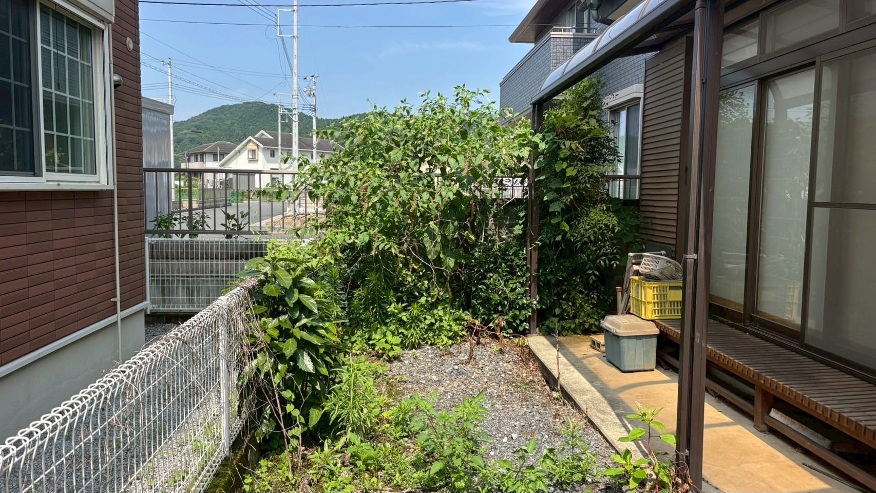 伐採・伐根／砕石敷設工事＠栃木県栃木市