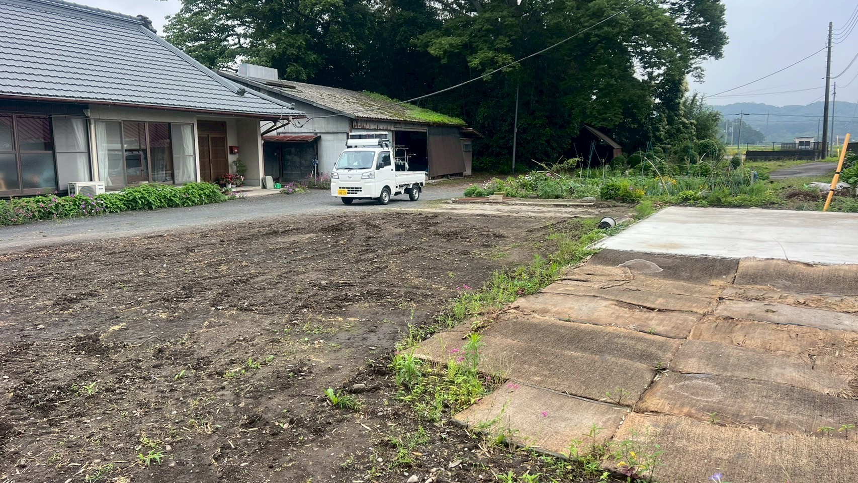 整地・砕石敷設工事＠栃木県鹿沼市