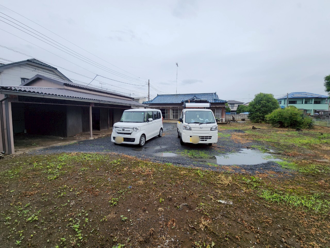 伐採作業／砕石敷設工事 ＠栃木県小山市