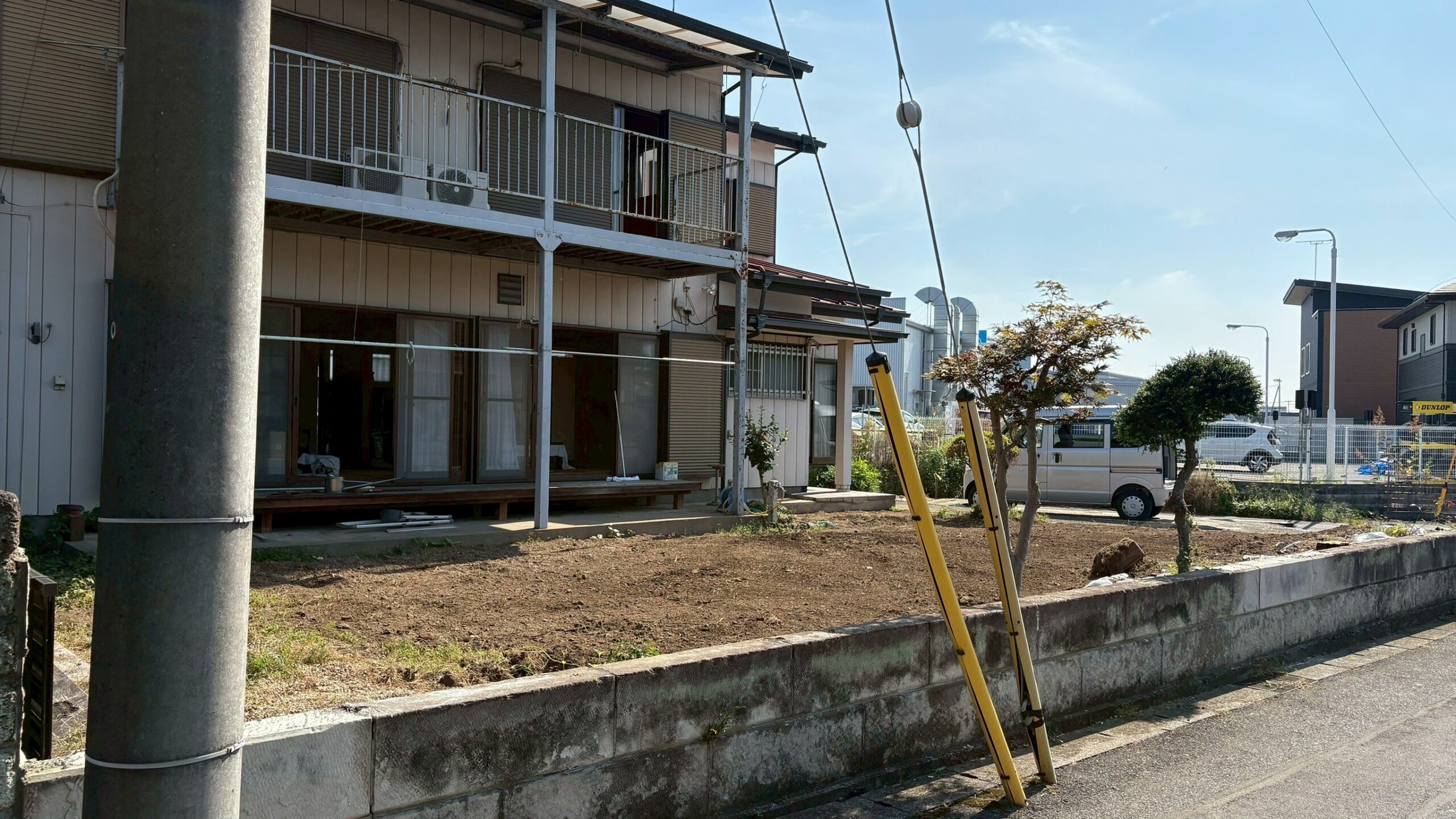 物置・温室小屋解体工事／大谷石塀・フェンス撤去／庭石撤去 ＠栃木県宇都宮市