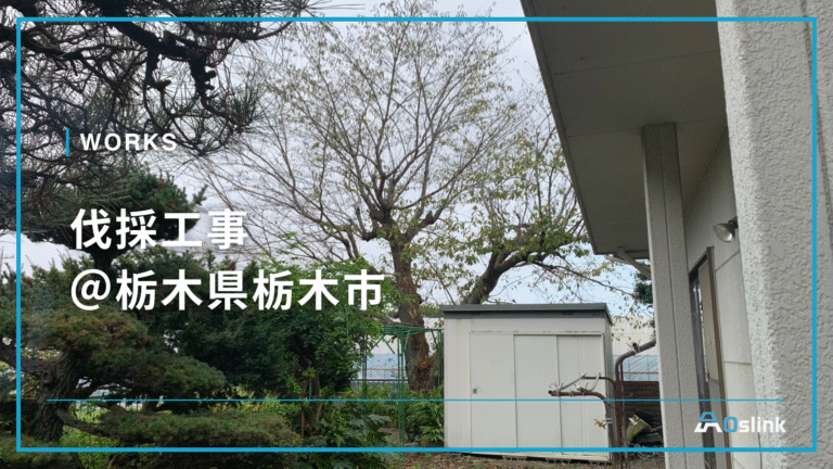 伐採工事＠栃木県栃木市