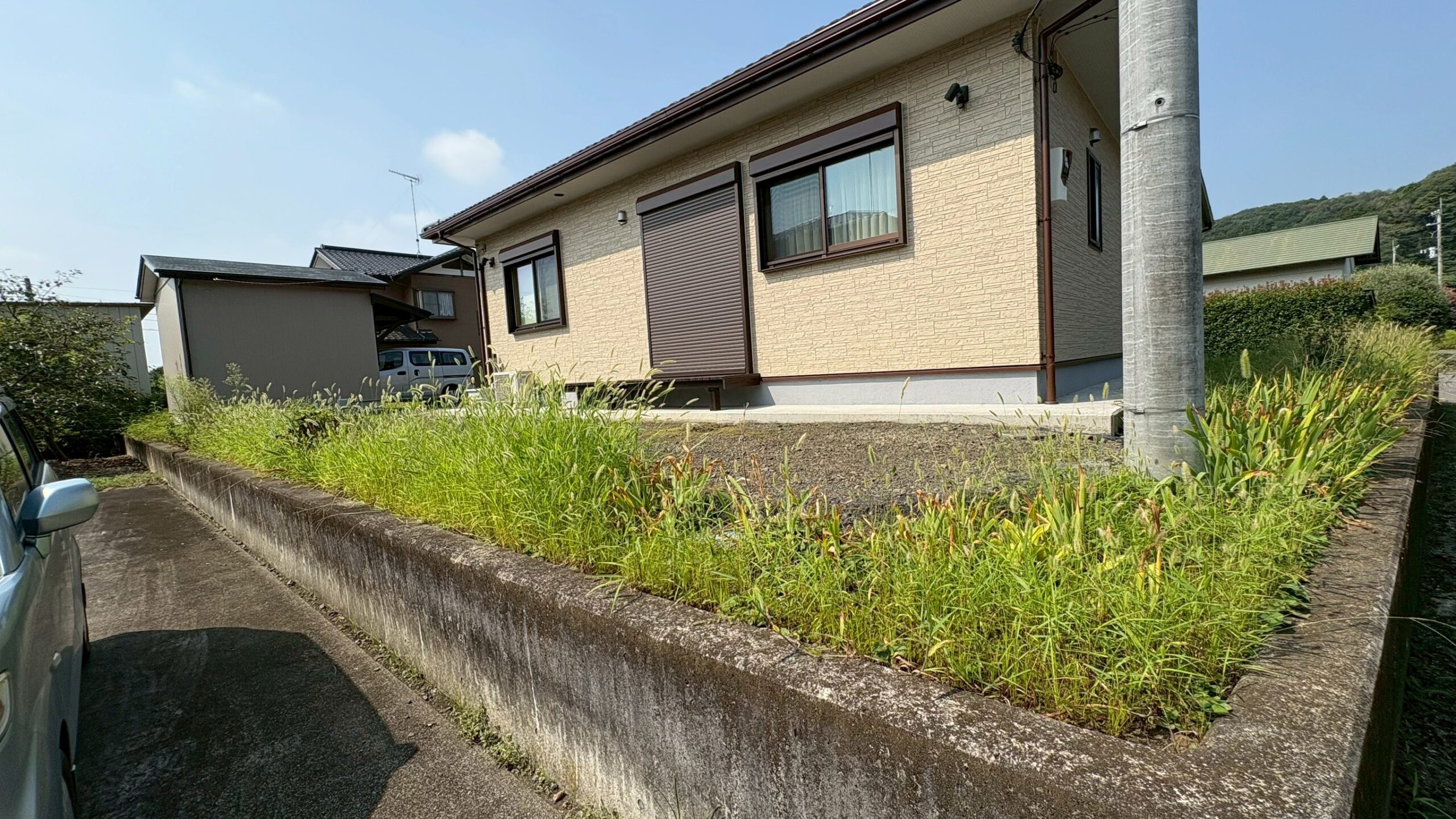 除草／防草シート・砕石敷設工事＠栃木県栃木市