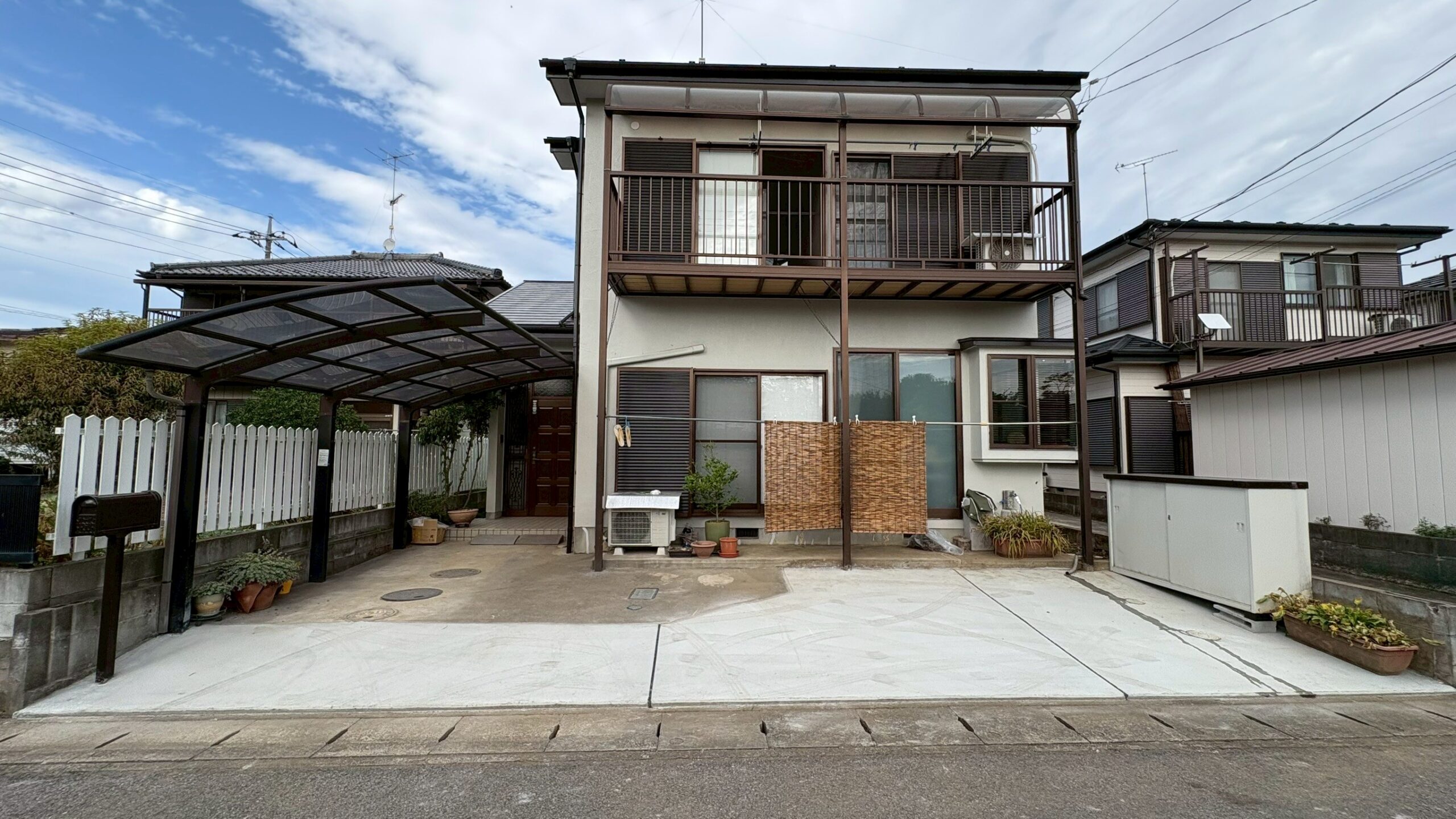 伐採・伐根工事／コンクリート舗装工事＠栃木県下都賀郡野木町