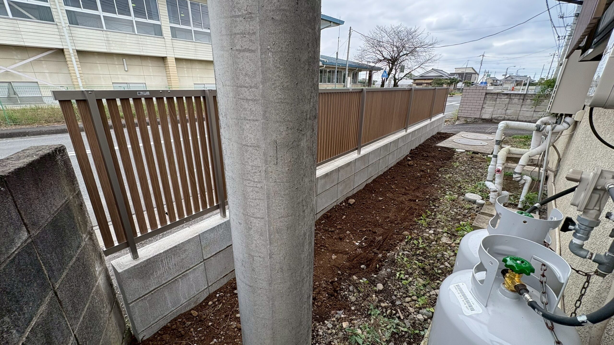 ブロック工事/フェンス新設＠栃木県栃木市