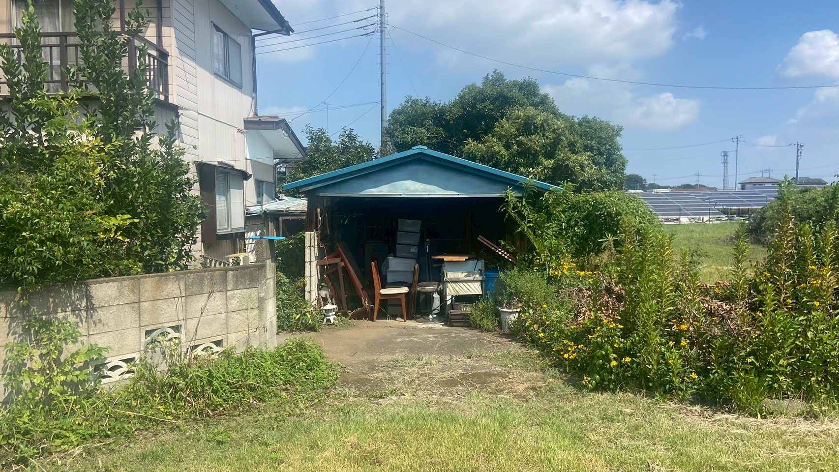 物置小屋解体工事／砕石敷設工事 ＠栃木県下都賀郡壬生町