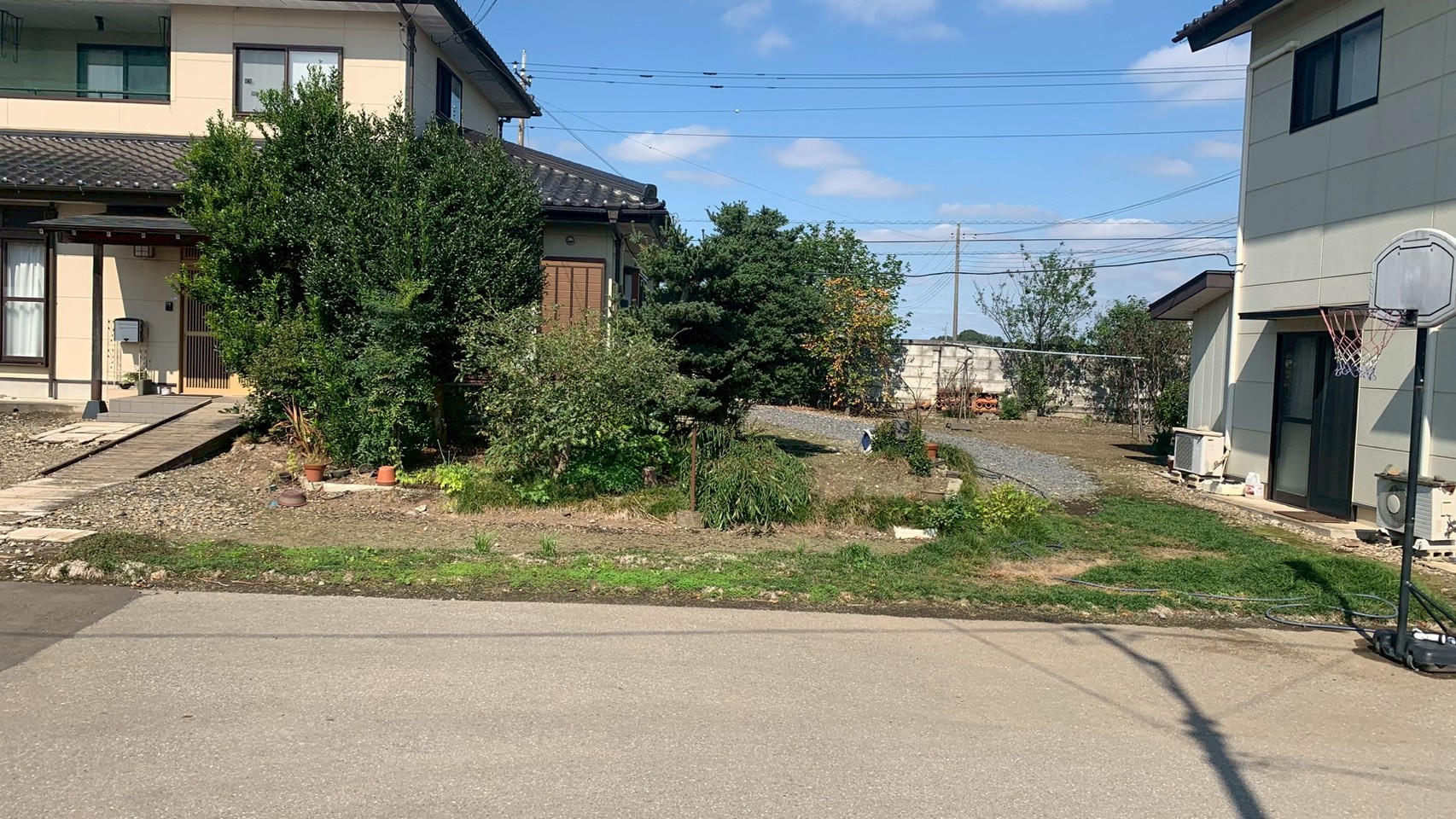 伐採・伐根・剪定工事／アスファルト舗装工事／波板新設 ＠栃木県河内郡上三川町