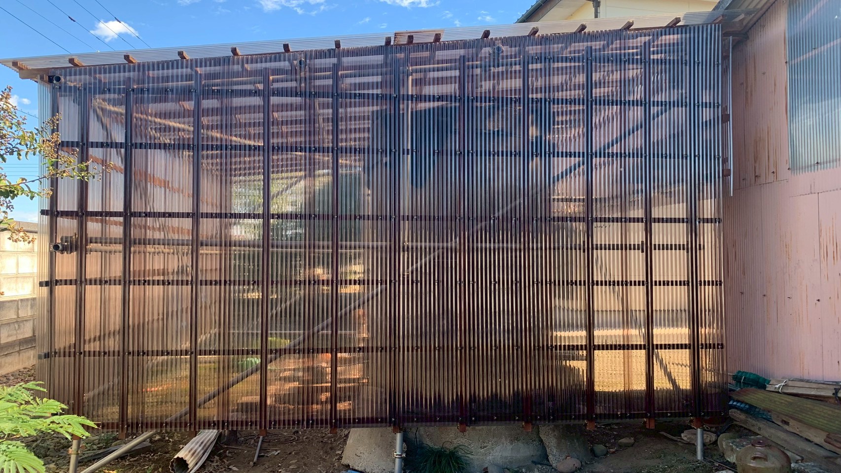 伐採・伐根・剪定工事／アスファルト舗装工事／波板新設 ＠栃木県河内郡上三川町