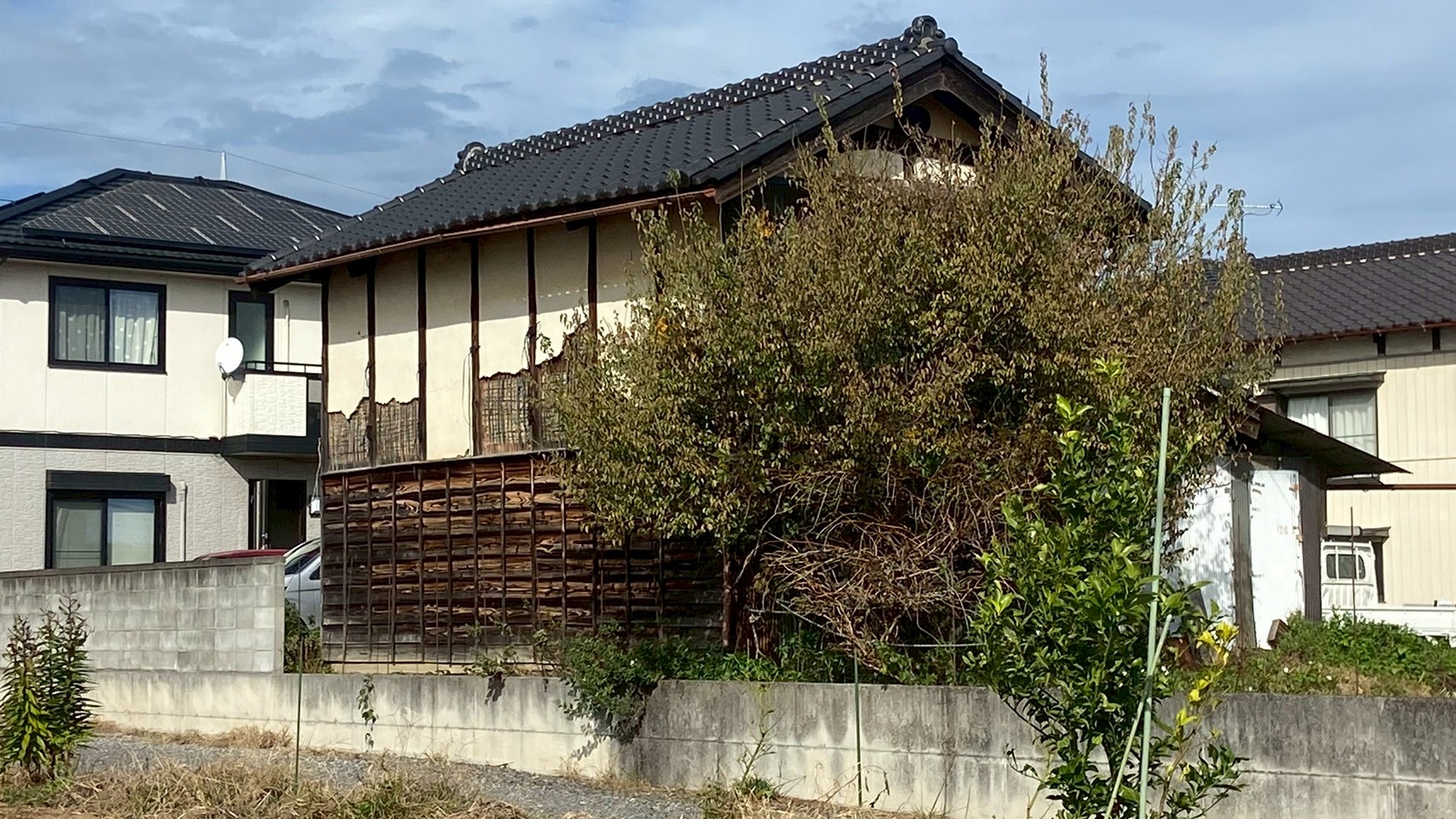 木造納屋解体工事 ＠群馬県邑楽郡板倉町