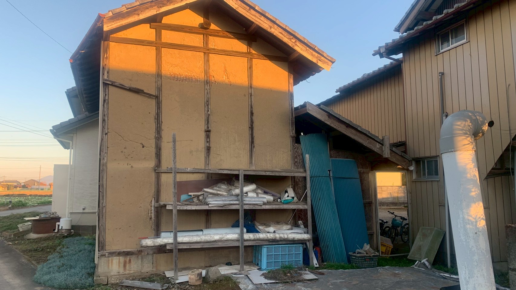 木造物置小屋解体工事＠茨城県結城市