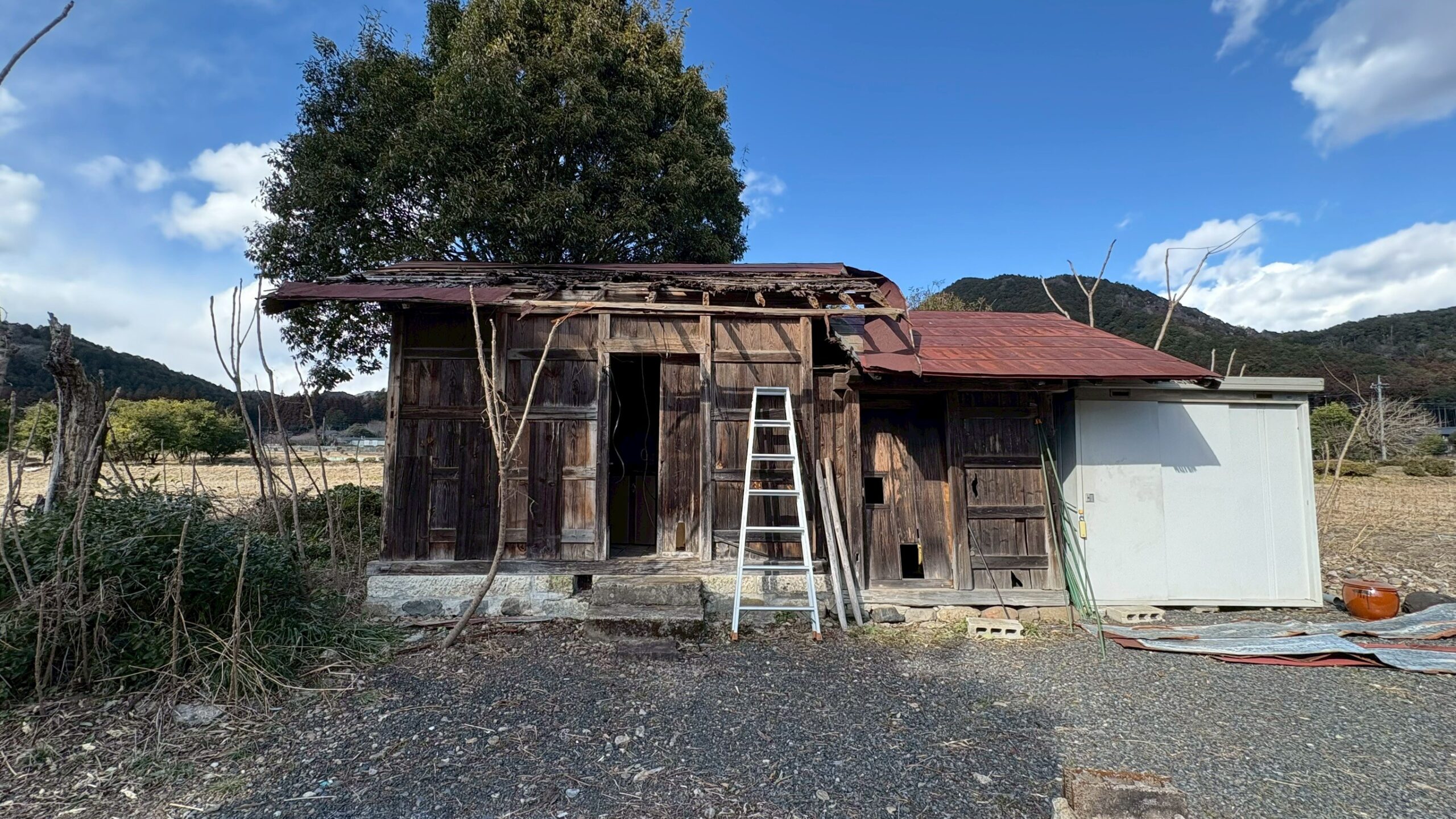 木造小屋解体工事 ＠栃木県鹿沼市
