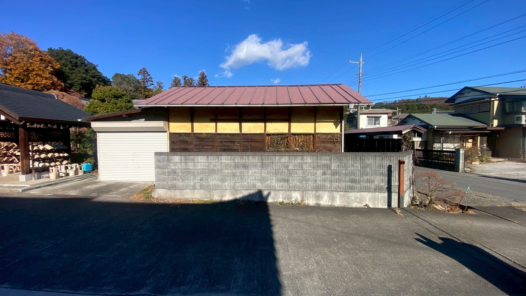 木造納屋解体工事 @埼玉県飯能市