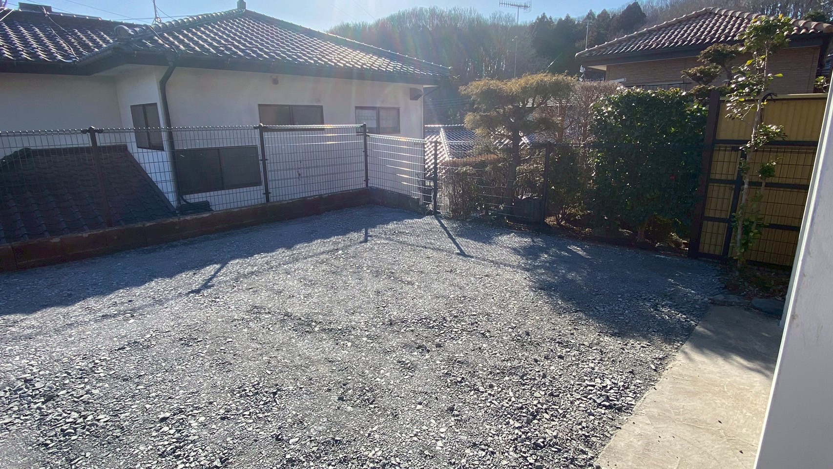 土間撤去・新設工事／庭石・植木撤去工事／砕石敷設工事 ＠栃木県那須烏山市