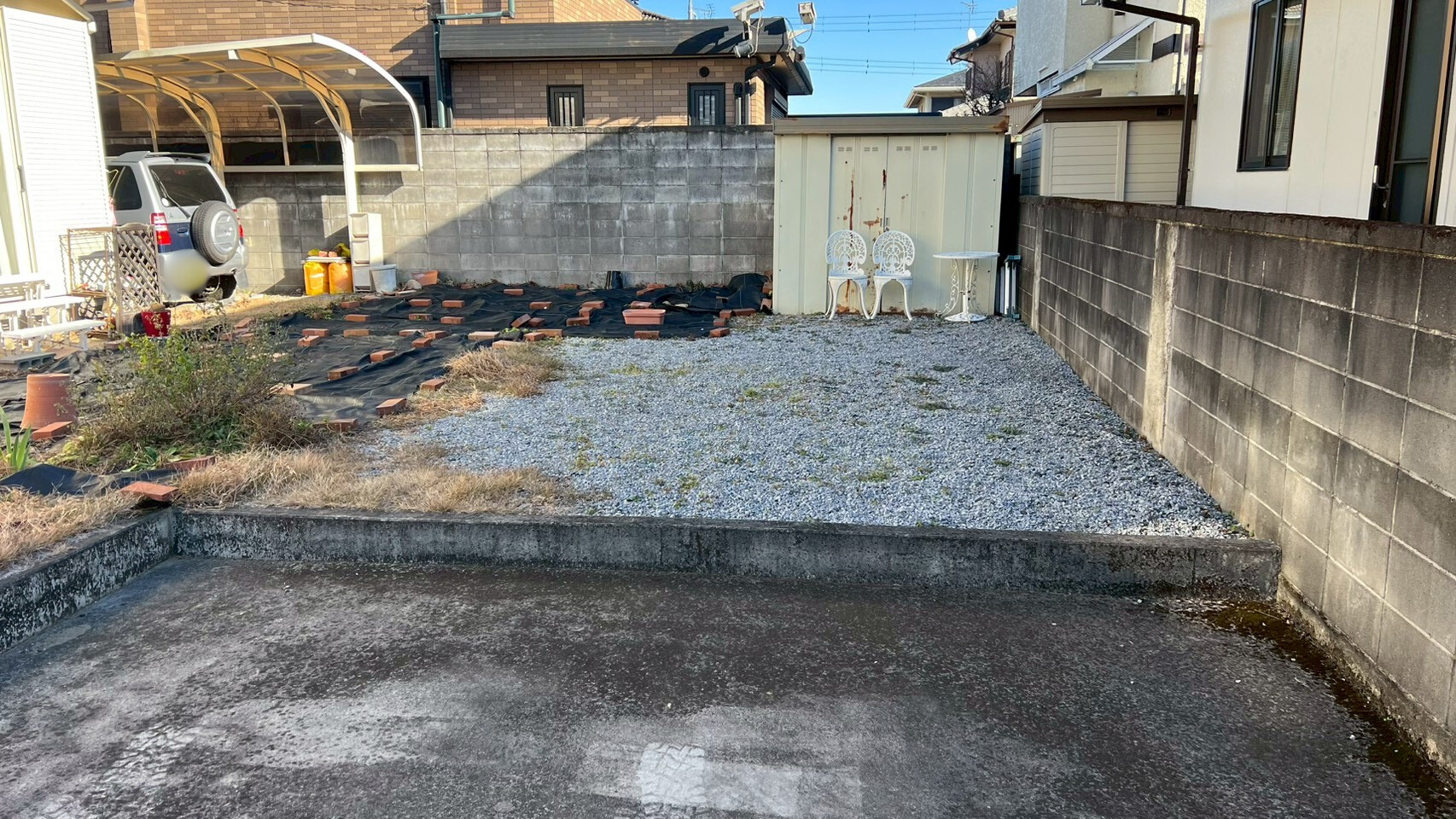 砕石敷均し工事＠群馬県太田市