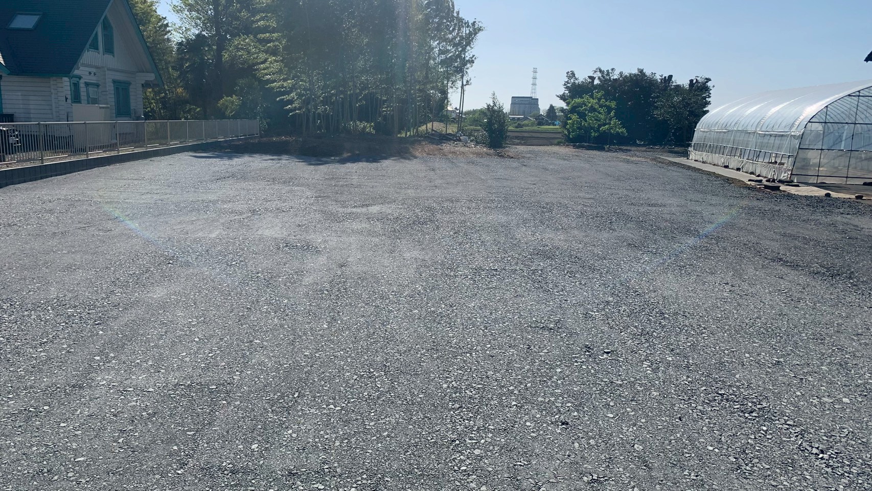 砕石敷設工事／ブロック塀新設工事／波板新設工事@栃木県河内郡上三川町