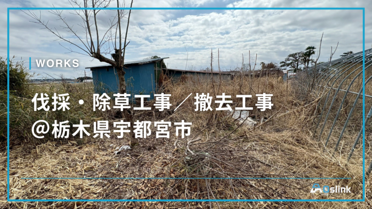 伐採・除草工事/撤去工事 @栃木県宇都宮市