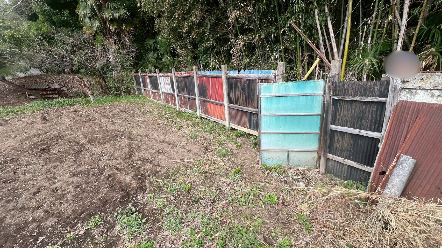 トタン塀補修・再設置工事@栃木県小山市