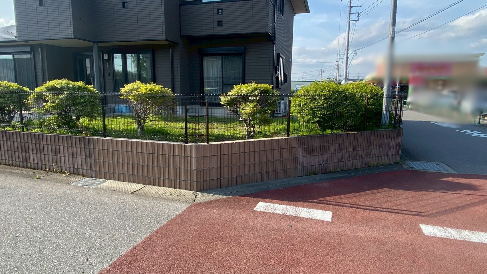 ブロックフェンス修繕工事@栃木県塩谷郡高根沢町