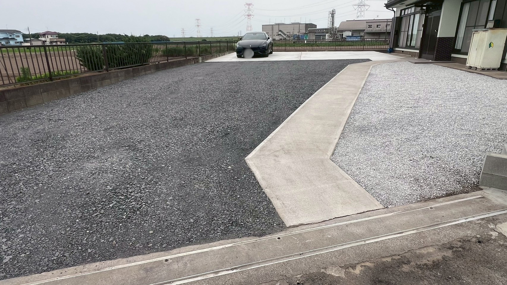 土間コンクリート工事／砕石敷設工事／伐採・伐根／庭石撤去 @茨城県猿島郡境町