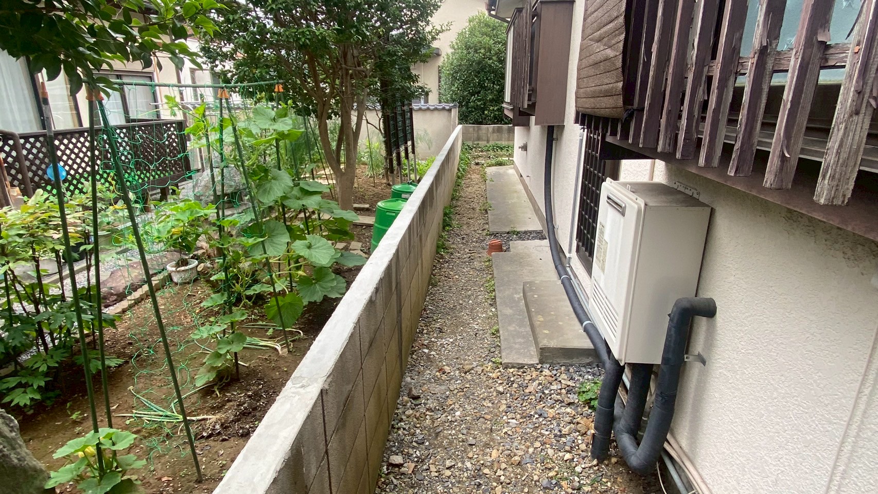 ブロック塀部分撤去・補修工事
＠栃木県佐野市
