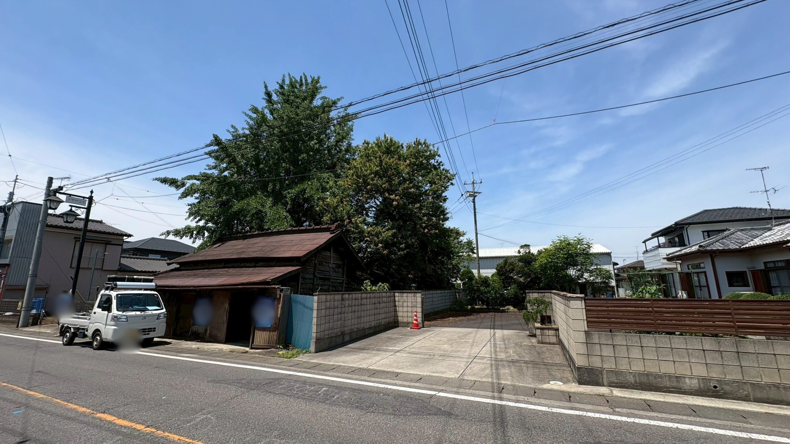 伐採工事＠茨城県猿島郡境町