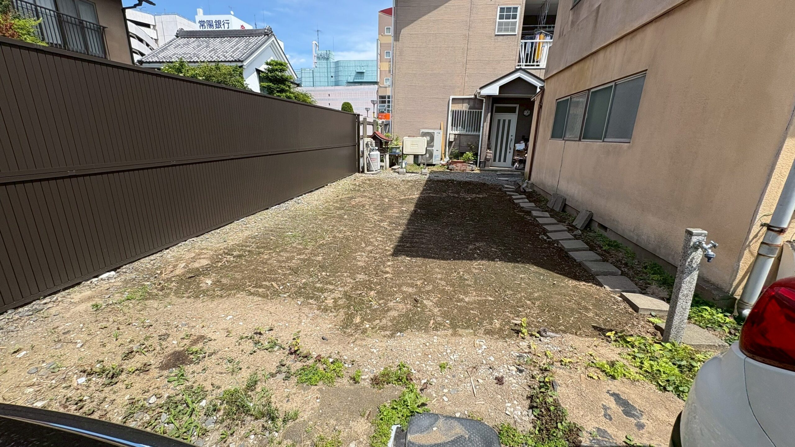 砕石舗装工事/灯油タンク・立柱栓移設工事@栃木県小山市