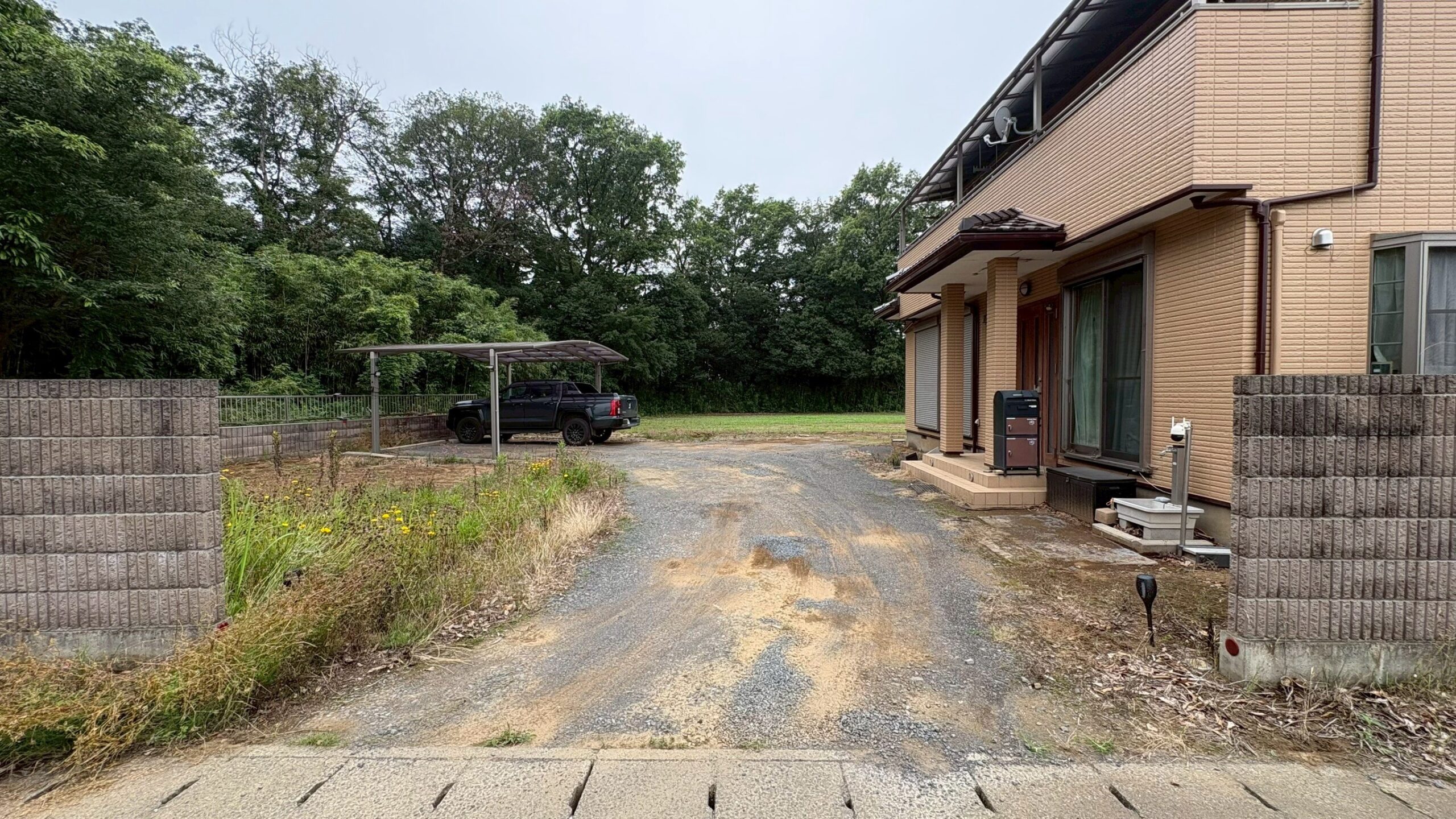 コンクリート・砕石舗装工事 @茨城県古河市