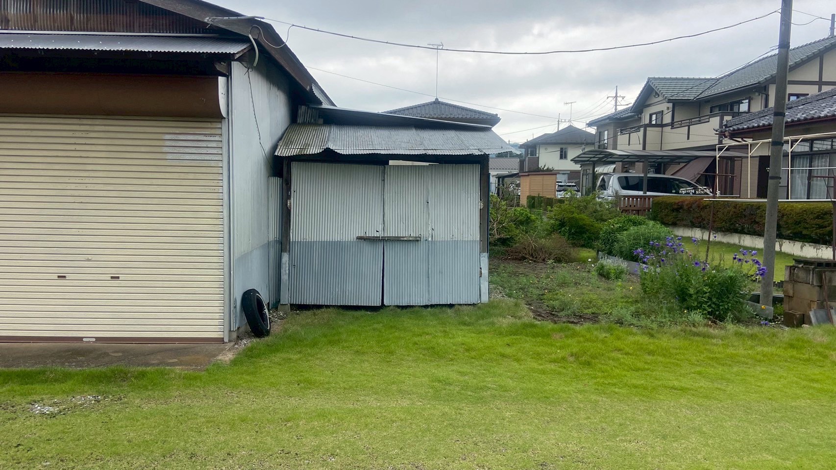 物置小屋解体工事／砕石敷設工事 ＠栃木県佐野市