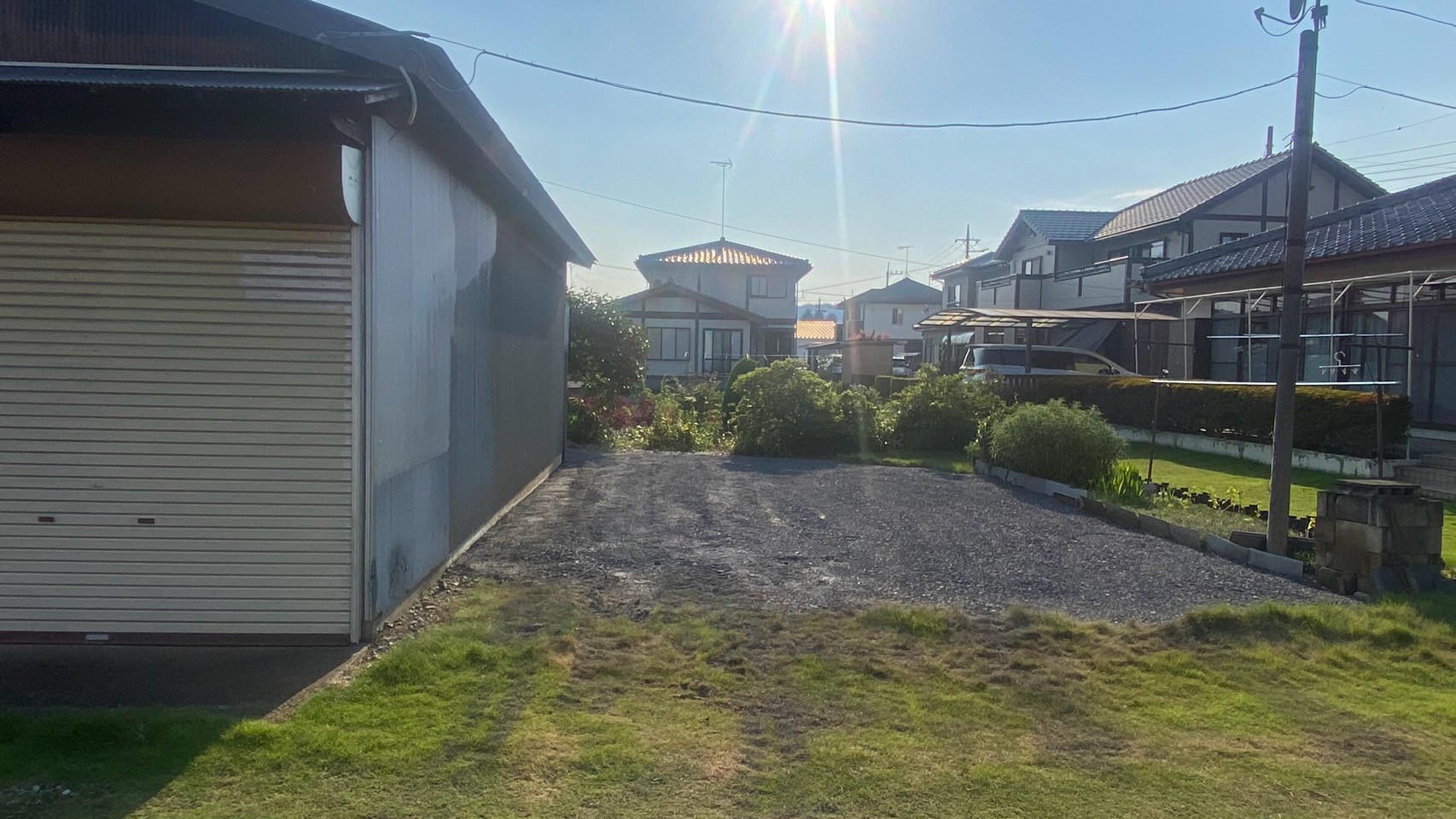物置小屋解体工事／砕石敷設工事 ＠栃木県佐野市