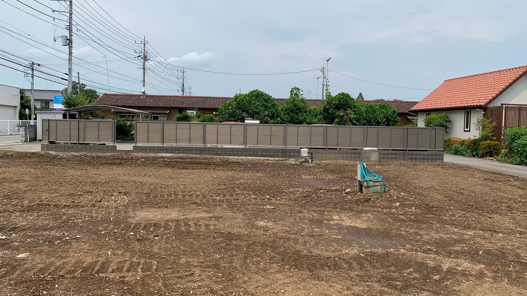軽量鉄骨住宅解体工事／カーポート・コンクリート塀撤去工事／伐採・伐根工事＠茨城県古河市