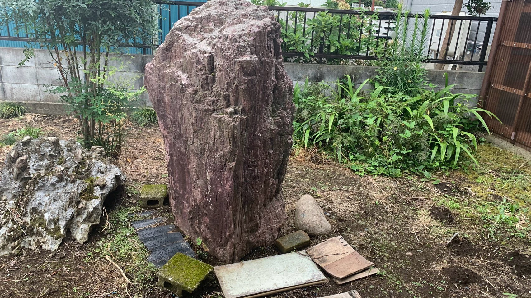 庭石撤去工事＠栃木県宇都宮市