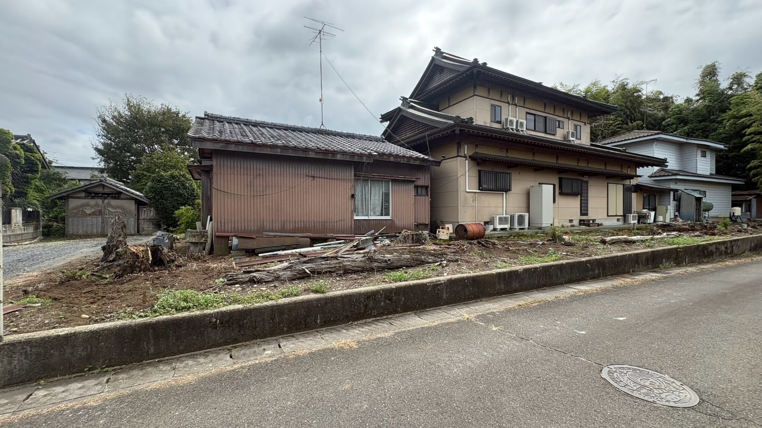 トタン塀解体撤去工事 @茨城県筑西市