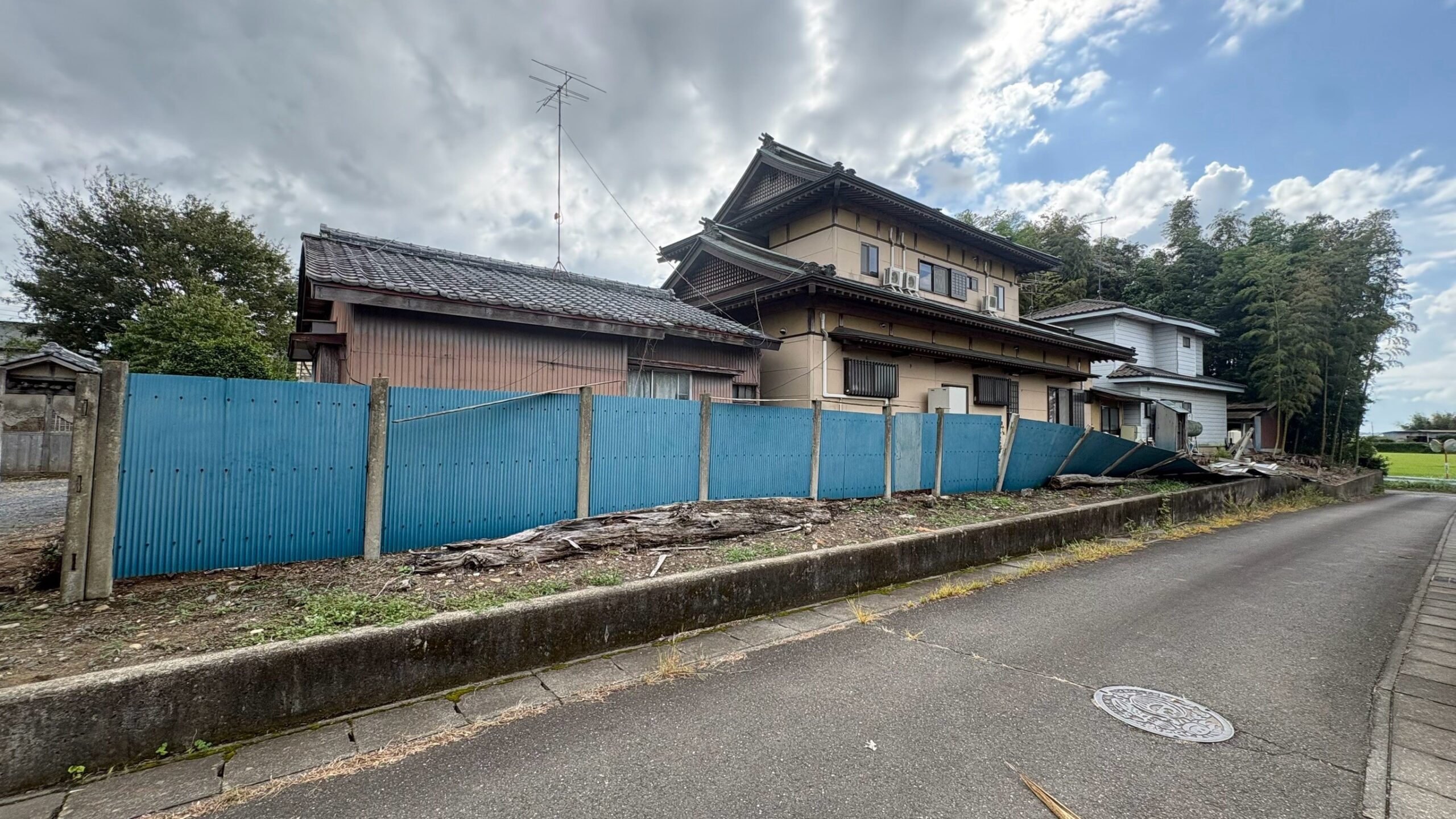 トタン塀解体撤去工事 @茨城県筑西市