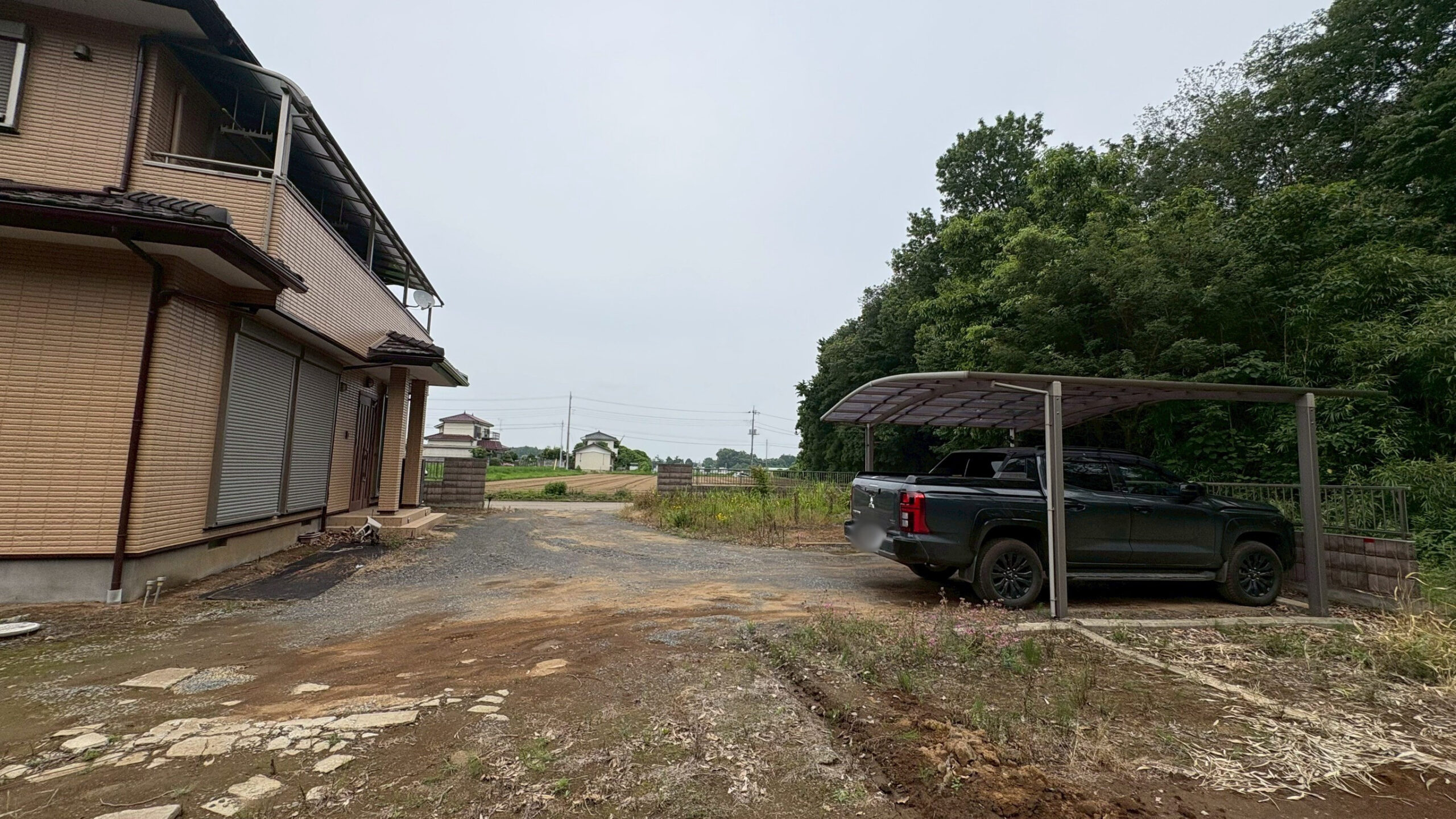 コンクリート・砕石舗装工事 @茨城県古河市