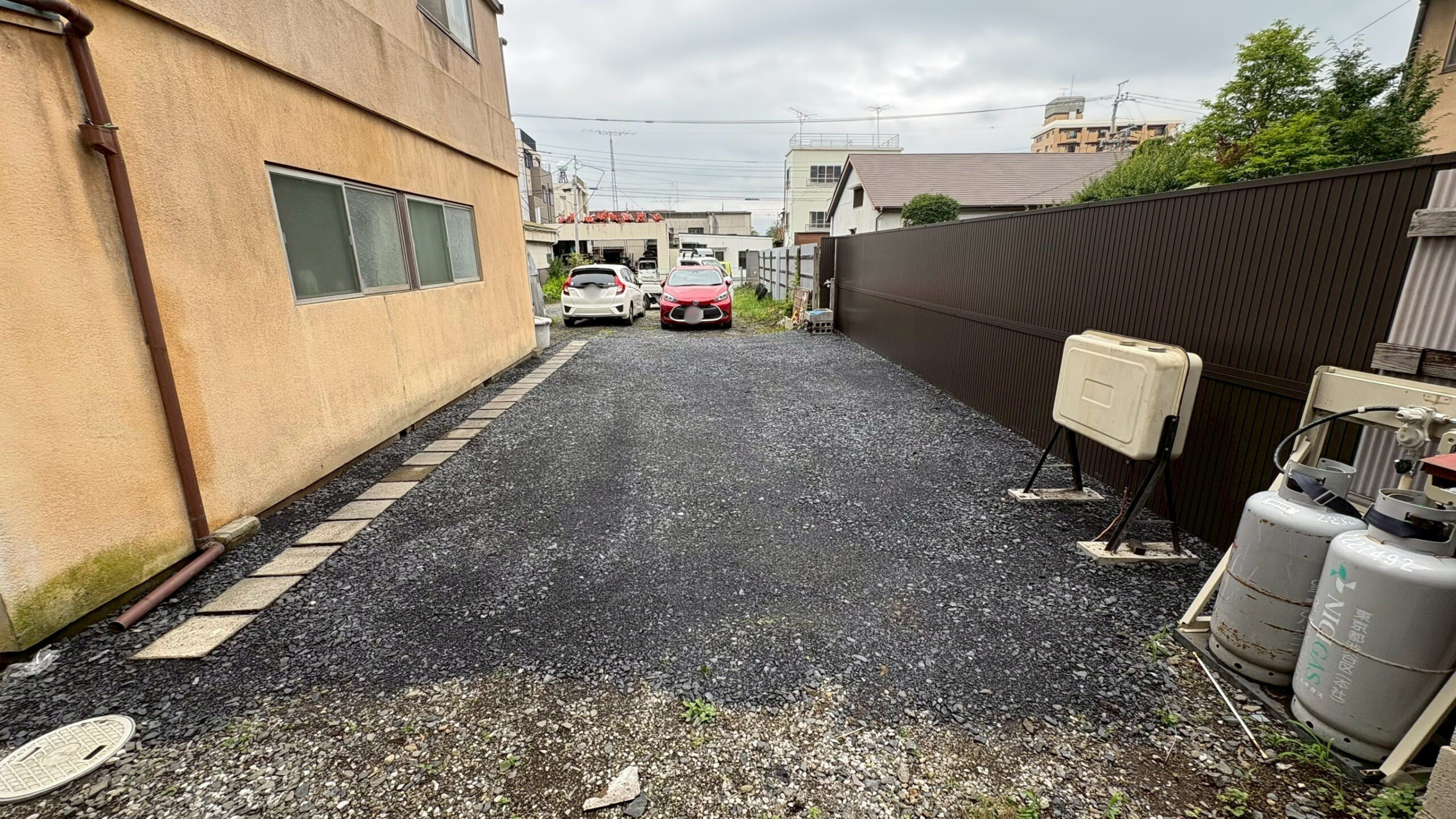 砕石舗装工事/灯油タンク・立柱栓移設工事@栃木県小山市
