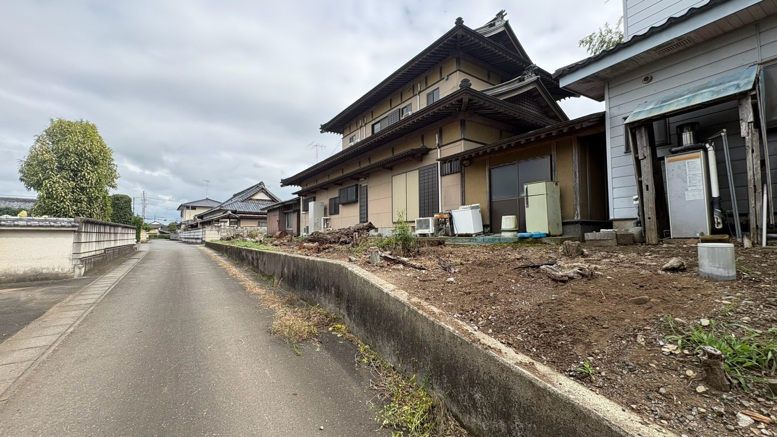 トタン塀解体撤去工事 @茨城県筑西市