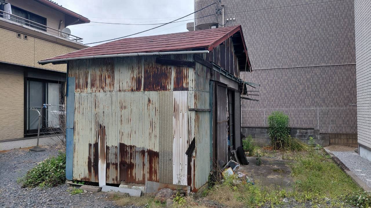 物置小屋解体工事 @栃木県宇都宮市