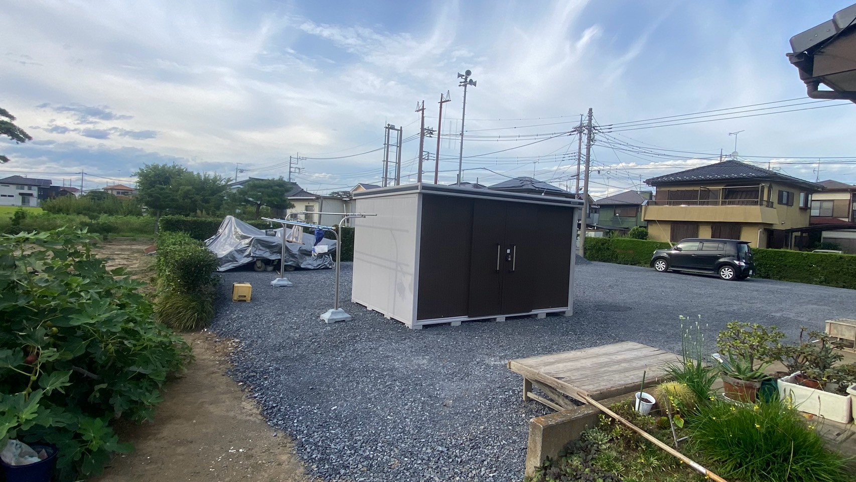木造住宅・木造小屋解体工事／砕石敷設工事／物置小屋新設工事 ＠埼玉県久喜市