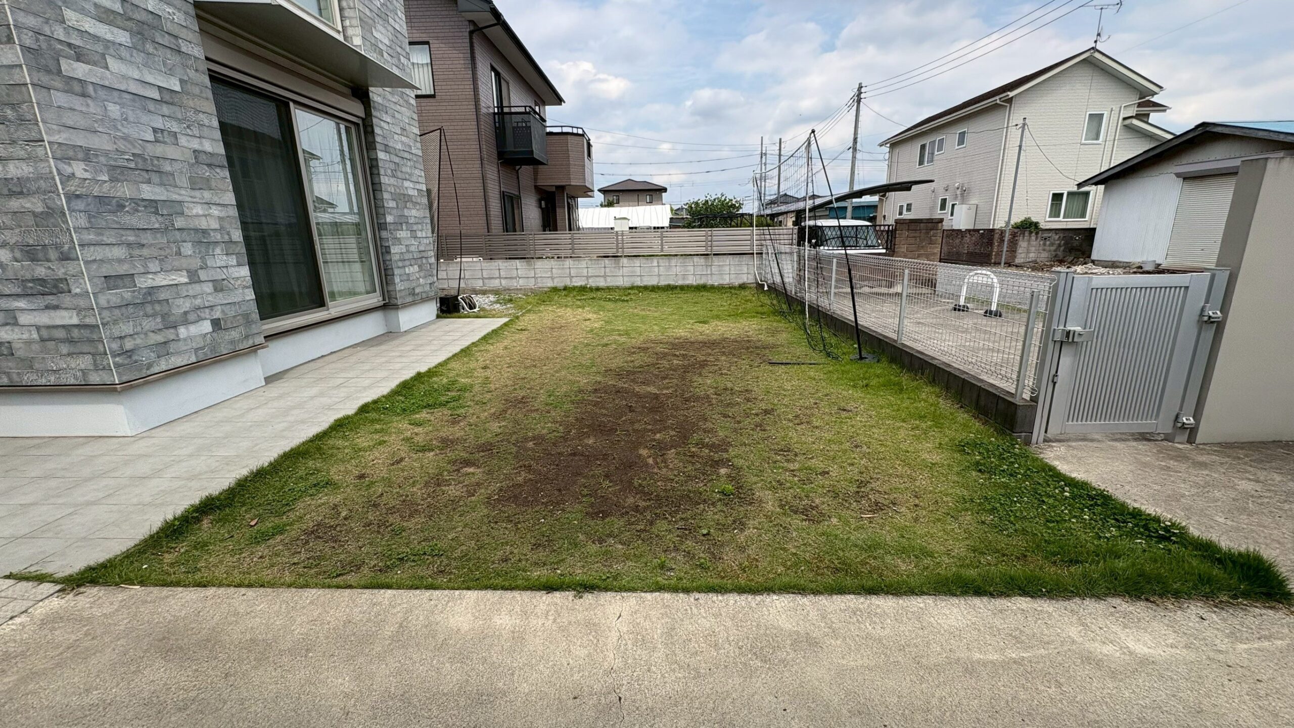 人工芝敷設工事／サッカーネットフェンス新設工事＠栃木県下都賀郡壬生町