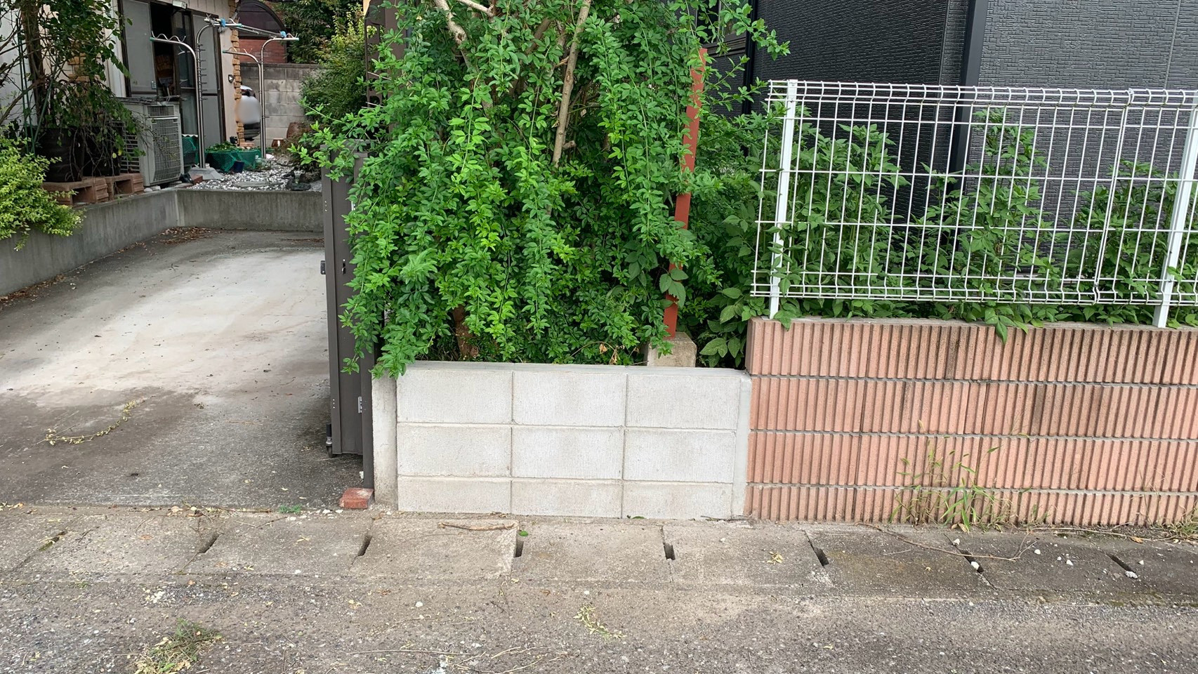ブロック塀撤去・新設工事 ＠群馬県館林市