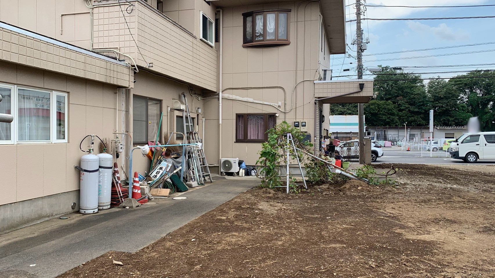 テラス新設工事/アスファルト舗装工事@茨城県古河市